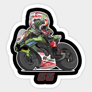 Jonathan Rea 66 Cartoon Sticker